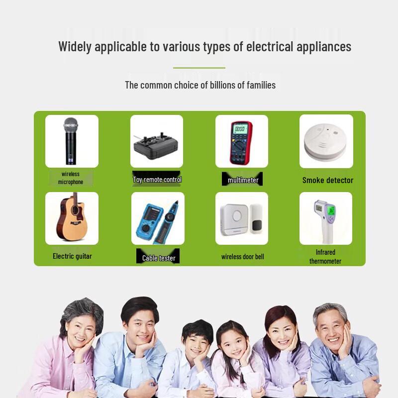 Delipow 9V Alkaline Battery CN Plug (adapter Included)