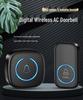 Wireless Smart Doorbell with Long-Range Remote Control and Chime for Home Entry and Elderly Assistance
