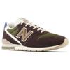 New Balance NB 996 V2 Retro Versatile Comfortable Trendy Durable Low-Top Lifestyle Casual Shoes Unisex Sneaker Brown Green CM996UG2