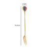 Creative Cartoon Animal Floral Spoon & Fork, Mirror Polished 304 Stainless Steel Dessert Coffee Stirrer