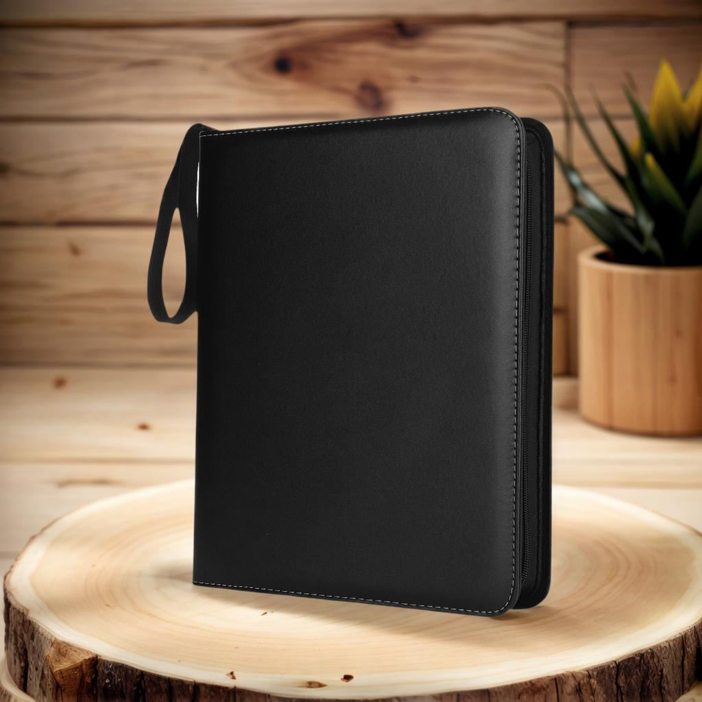 Cards Colletction Album PU Collection Binder Folder Side-Loading Page Card Album for Pokemon MTG TCG Sports Cards Football Cards