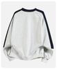 2025 Unisex Fleece-Lined Sweatshirt Set: High Street Three Stripes, Round Neck, Autumn/Winter Warmth