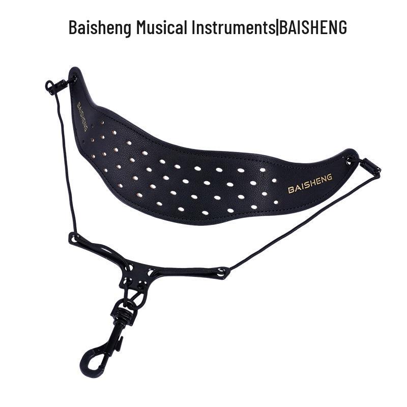 

Универсальный ремень для шеи саксофона для альт, тенора и сопрано - Регулируемый для взрослых и детей чёрный