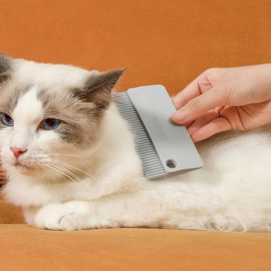 Rubber Pet Hair Remover, 2-in-1 Dog Cat Grooming Brush, Reusable Lint Remover, Double-Sided Pet Fur Removal Brush for Furniture Sofa Carpet Car Seat