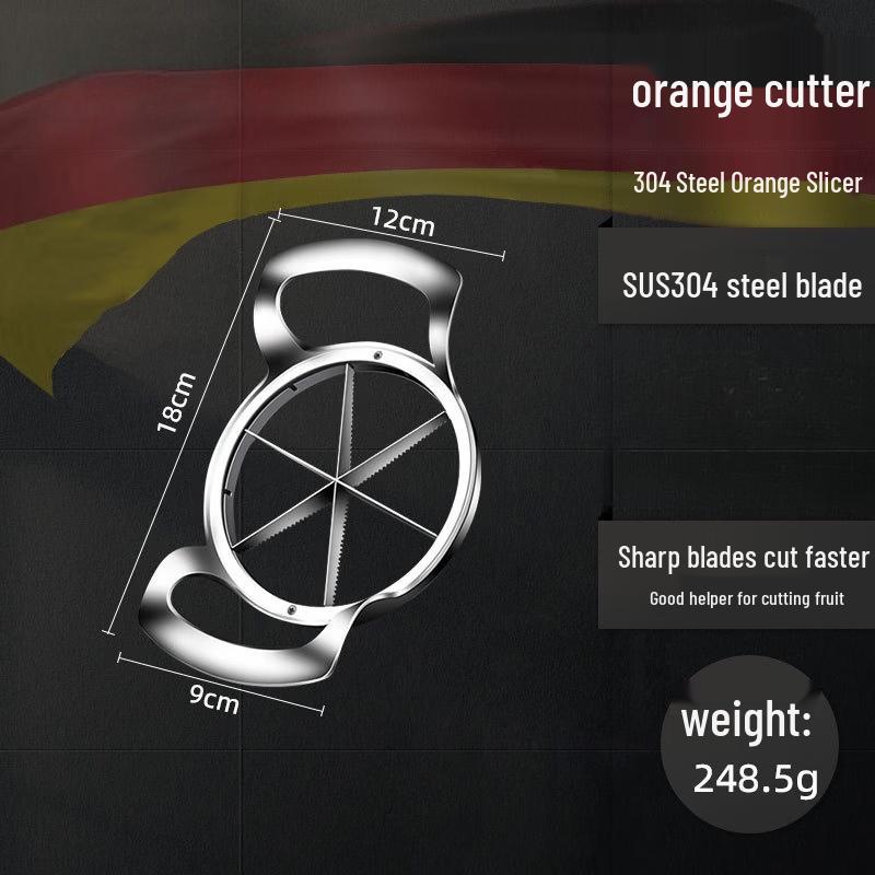 ZISIZ 304 Stainless Steel Orange Slicer