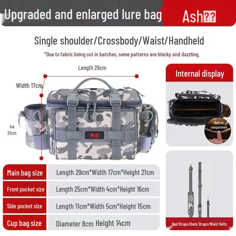 Multi-functional Waterproof Fishing Gear Storage Waist Pack
