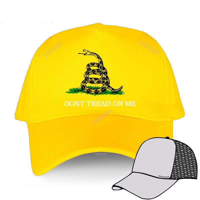 New Arrival Solid Baseball Caps Men Summer Breathable Golf Hat Don't Tread On Me Teens Fashion Brand Cap Female Leisure Hats