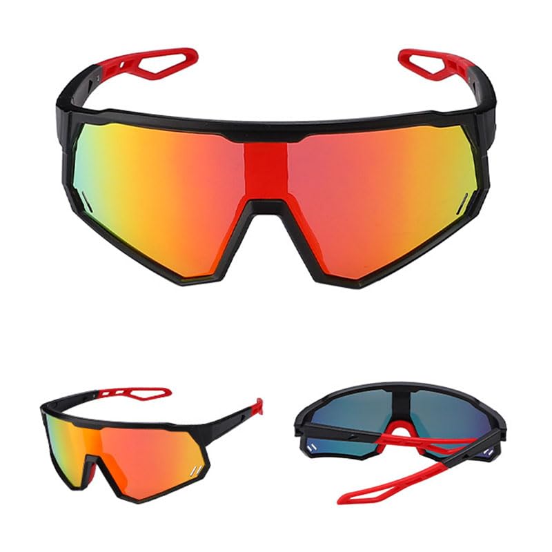 FEISEDY Polarized Sports Sunglasses with UV400 Protection and Polarized Lenses for and Golf Men's Cycling, Fishing, Baseball, Running, (B1330)