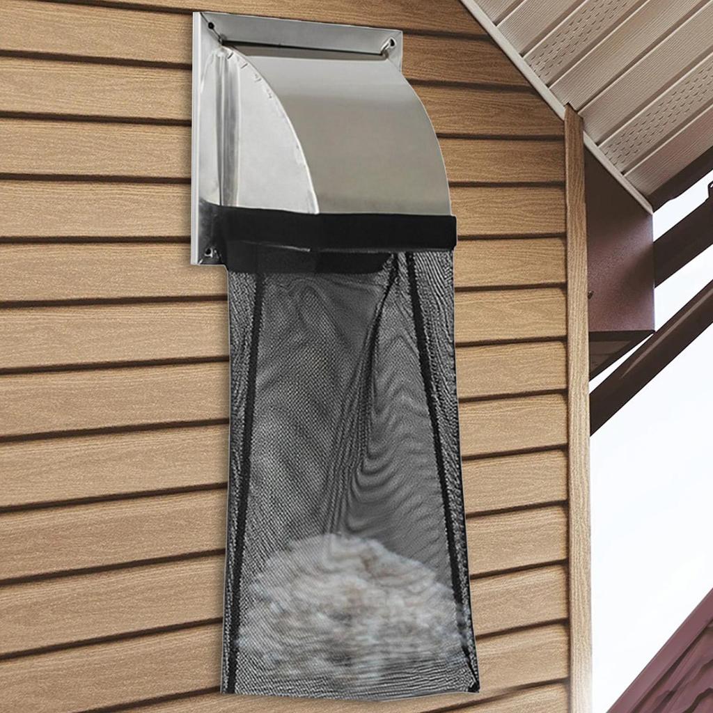 Dryer Vent Lint Catcher 3 Pieces Dryer Vent Lint Bags Duct Cover With Adhesive Strips Cleaning Bags For Indoor Apartment Laundry