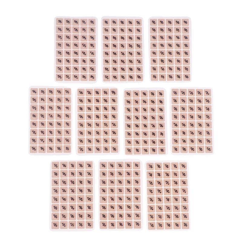 400Patches Ear Care Seeds Acupuncture Auricular Disposable Ear Stickers Massage Therapy Needle Patch Auricular Auriculotherapy