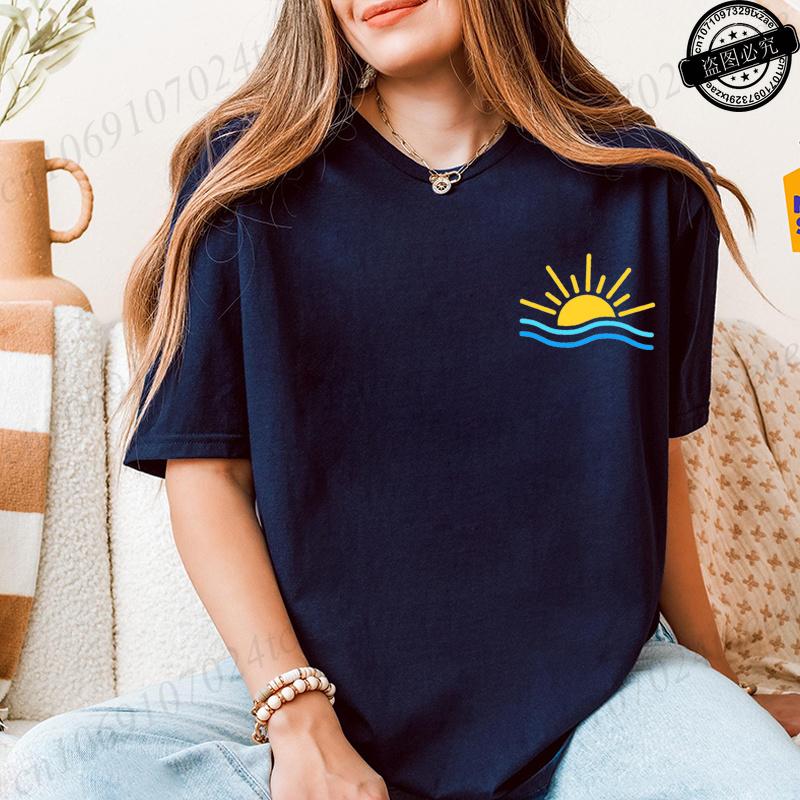 Summer Shirt,Beach Women's T-Shirts,Vacation Tee,Cute Summer Clothes,Girl Women Party Graphic T-Shirts,Trendy Fashion Tshirts