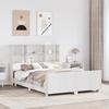 VidaXL Bed Frames Without Mattress White 160x200 Cm Solid Pine Wood 3323684