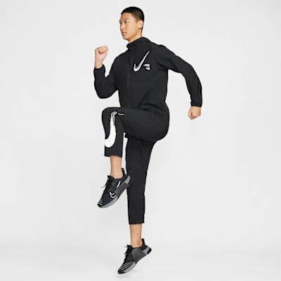 Nike DRI FIT FORM Jackets Men's Black Hooded Moderate Other