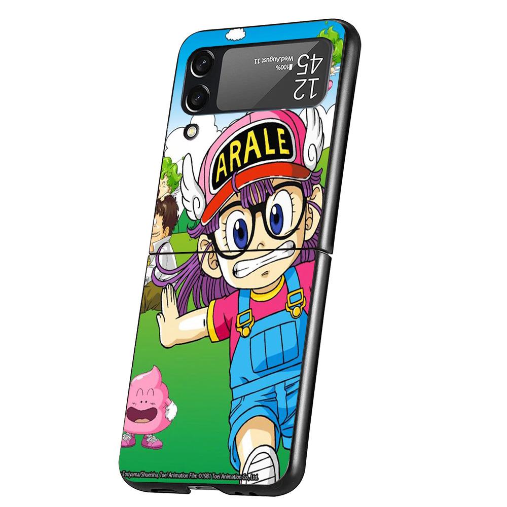 

Dr Slump Arale Anime Cover Phone Case For Samsung Galaxy Z Flip 7 6 5 4 3 5G Flip7 Flip6 Flip5 Flip4 Flip3 Black Fundas Shell Ga Samsung Z Flip