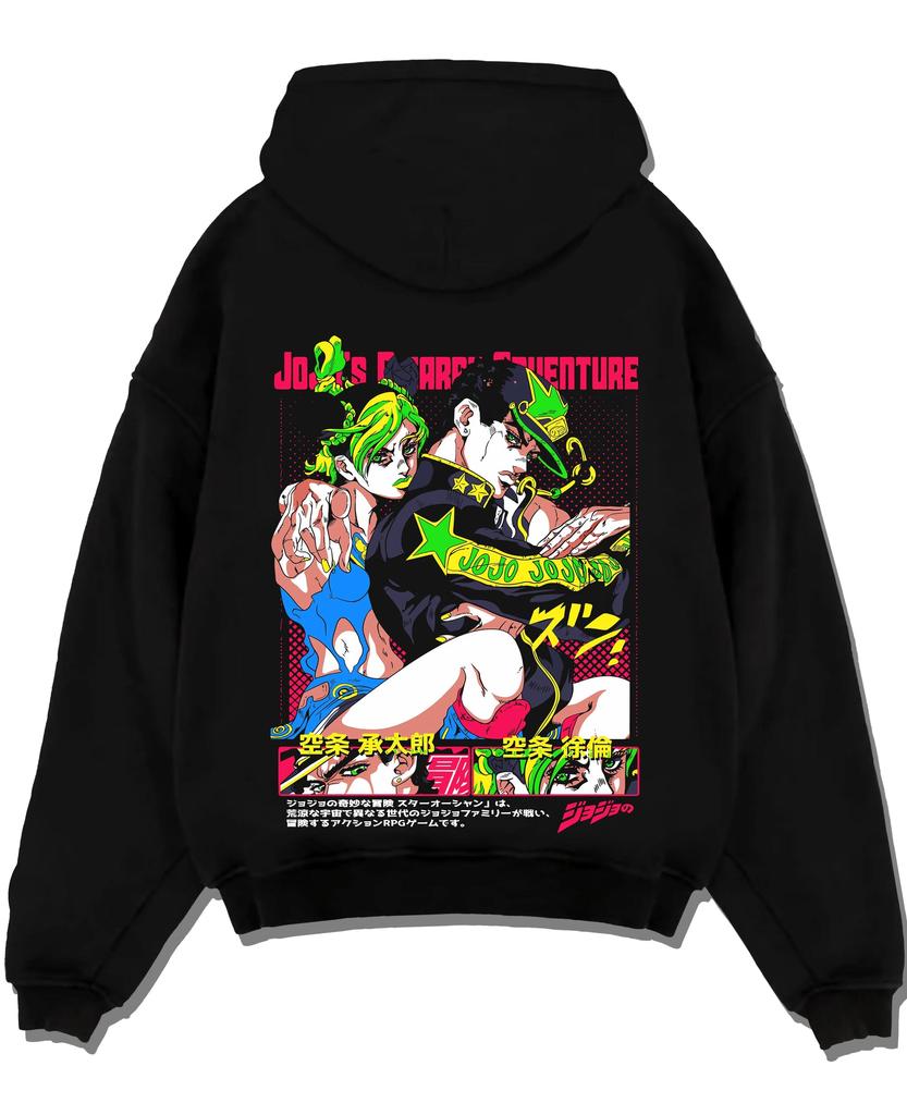Dio Hoodie JoJo’s Bizarre Adventure Villain Retro Art Hoodie Black Printed Men Women Sweatshirt Oversized Pullover Tracksuit Female Male Clothing