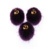 10pcs Imitation Water Mink Pompom Earring Pendant DIY Craft Supplies Cute Plush Fur Ball Beads DIY Handmade Jewelry Findings