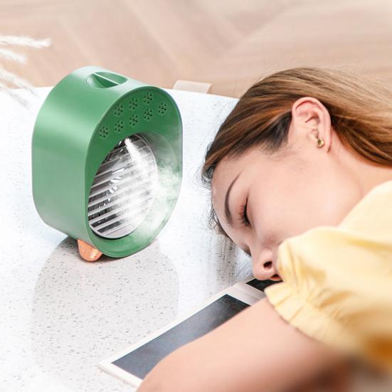 

Yousheng Air Conditioner Fan USB Fan Spray Humidify Portable Desktop Small Fan Home Supplies