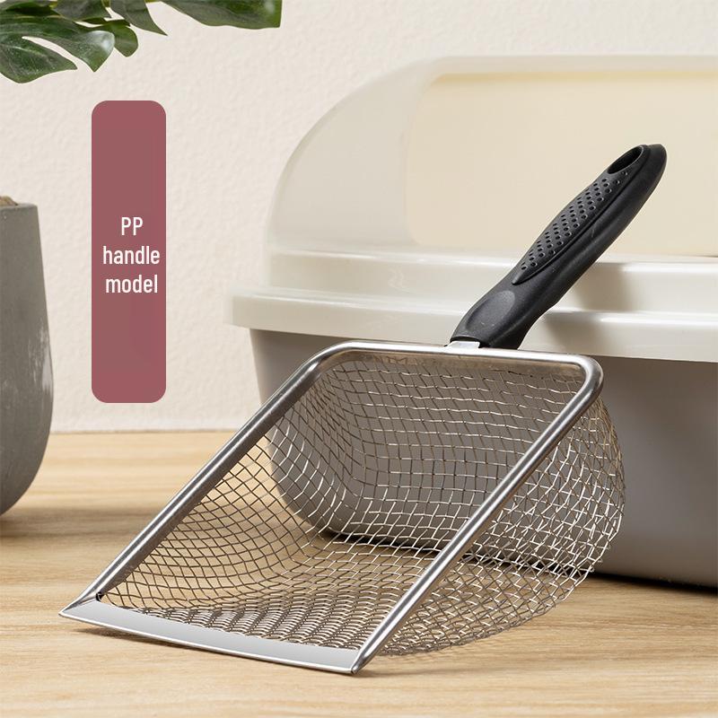 

Pet Plastic Shovel and Spoon for Cat Litter 5.0mm Mesh чёрный