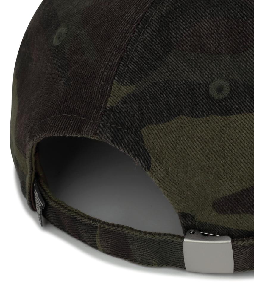 BROWNBREATH Stone Washing Camo Cap - Khaki