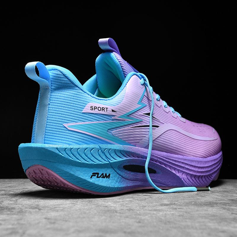 Athletic Running Shoes Men Athletic Shoes Marathon Breathable Plush Comfort Trend Women Athletic Trainer Outside Athletic Shoes Aircushion