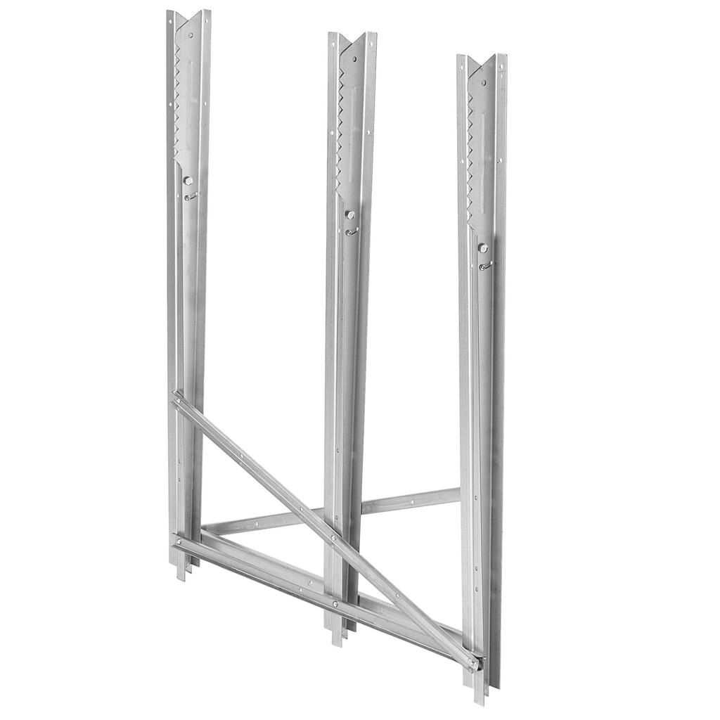 KADAX Folding wooden cutting stand, 82 x 78 cm, steel
