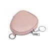 Keychain Wallet For Women Men PU Leather Coin Purse Small Zipper Pouch Key Holder RFID Blocking Portable Storage Bag