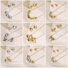 Bow Love Doudou Necklace Earrings Set High-End Women'S Niche Clavicle Chain Personalized Items