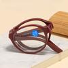 Faltbare Lesebrille mit Etui Anti-Blaulicht-Brille Alterssichtigkeit Retro Unisex Taschenbrille Tragbare Brille Herren Damen