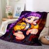 1PC Huntrix, K pop Blanket Lightweight Flannel Throw Blanket for Sofa, Bed, Travel, Camping, Livingroom, Office, Couch