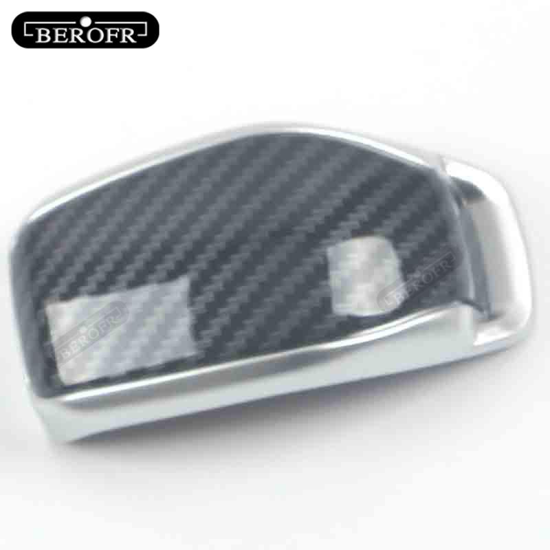 For Toyota CROWN KLUGER Car Interior Gear Shift Head Decorative Cover ABS Shift Head Cover Carbon Fibre