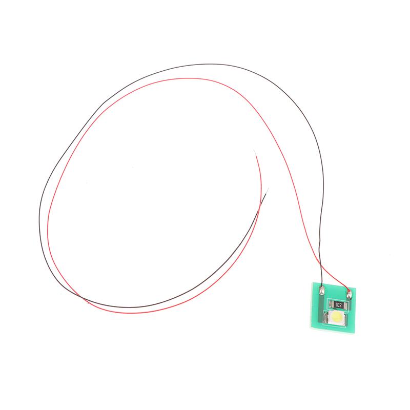 5 stk Forkoblet Varmhvit Smd 3528 LED Lampe Lyssett 12V ~ 18V For Modelljernbane Tog 1 Sett=5 stk