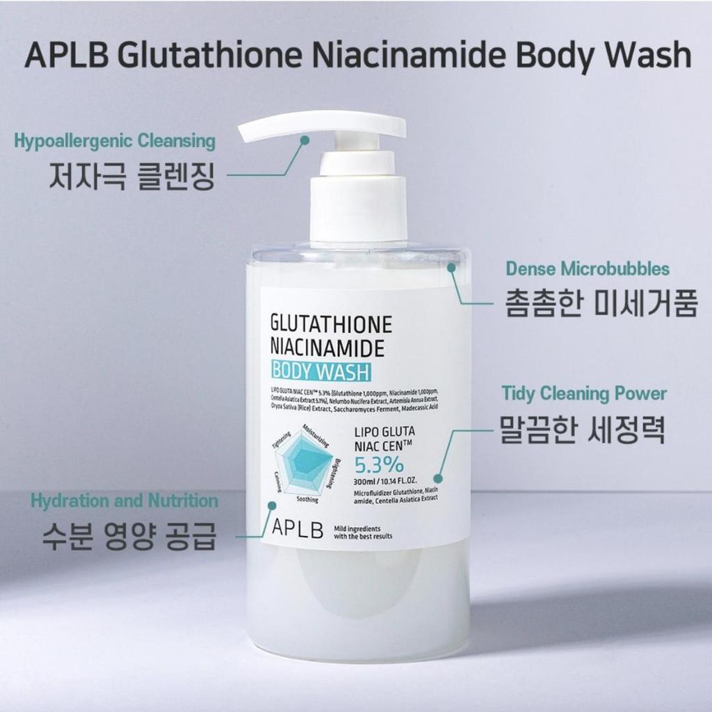 [APLB] Glutathione Niacinamide Body Wash 300ml