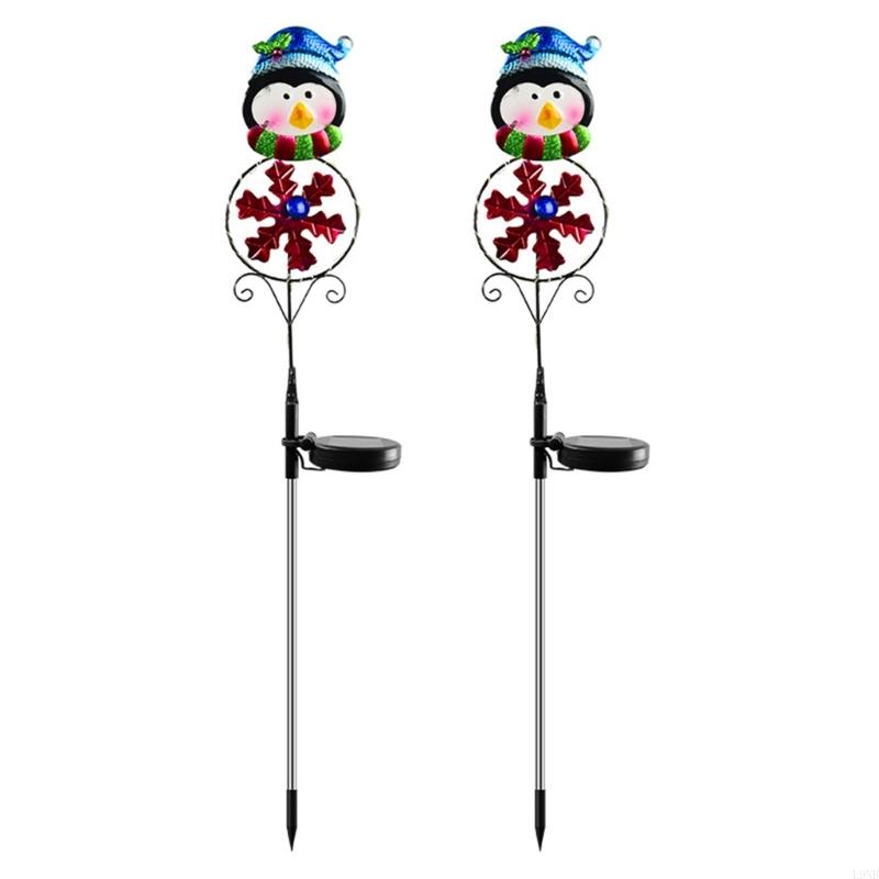 

Waterproof Christmas Garden Handicrafts Art Decorative Floor Insert Stakes Lawn Ornament Home Decor for Courtyard Patios