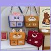 Zootopia Judy Nick Strawberry Bear Plush Shoulder Bag Cartoon Style For Casual Wear