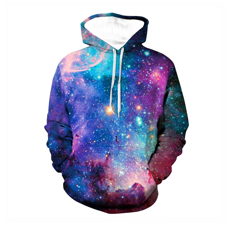 3D Printed BF Fox Wolf Head Hoodie Starry Sky Tiger Marvel Alliance Couple Sportwear