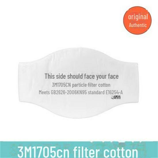3M 1701 Bawełna Filtrująca & Maska 3M 1211 do Ochrony przed Pyłem i Cząstkami