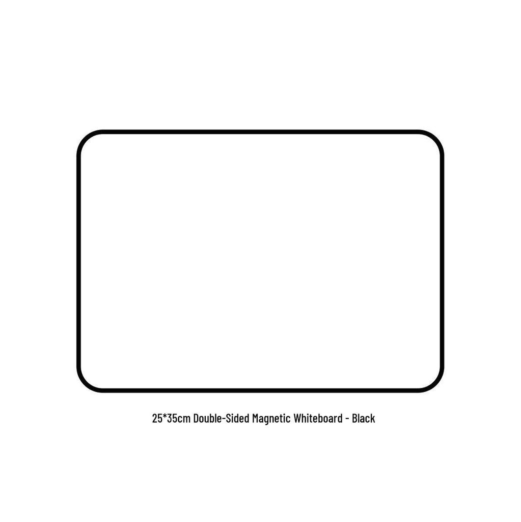 Double-sided Magnetic Desktop Whiteboard for Home & Office - Erasable Blackboard for Teaching & Children's Handwriting.