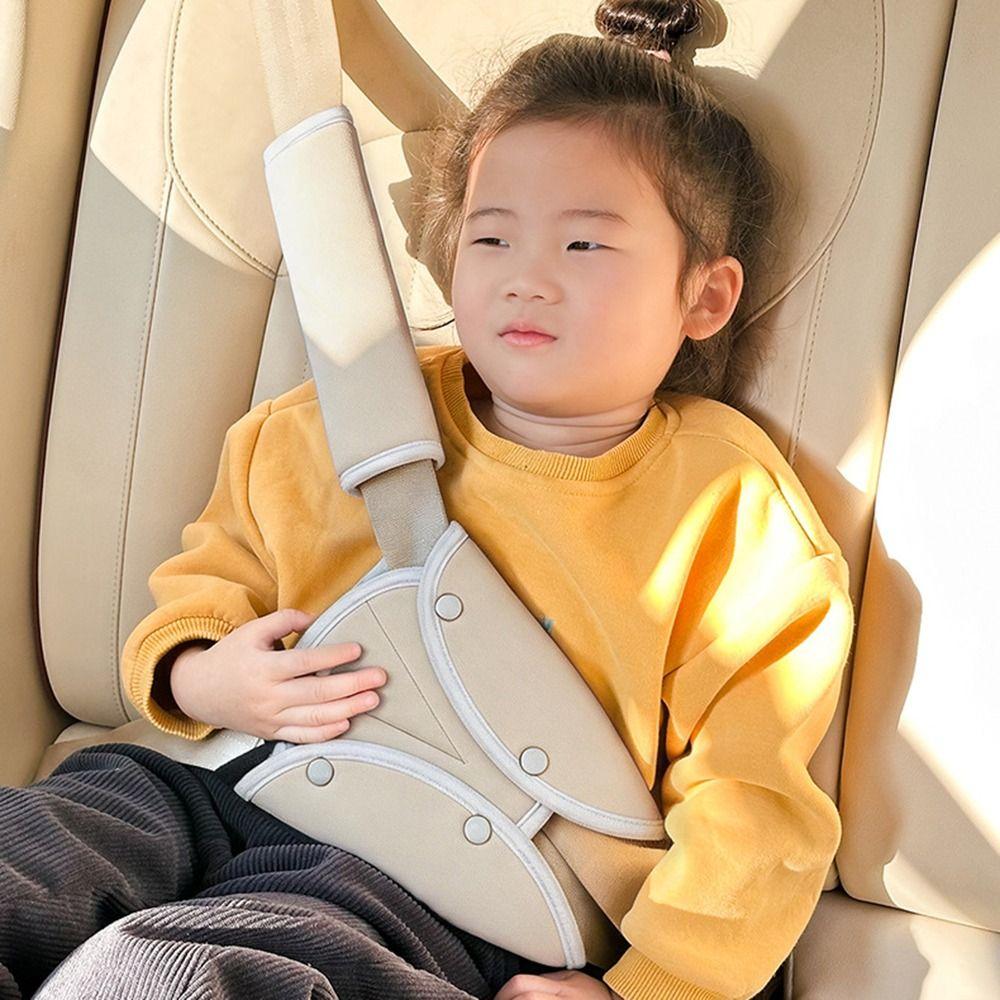 Adjustable Seat Belt Shoulder Protector Anti-Pinch Car Seat Belt Cover Seat Belt Adjuster Kids