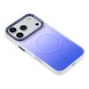 For iPhone 17 Pro Case Compatible with MagSafe Gradient Frosted Design PC + TPU Phone Cover