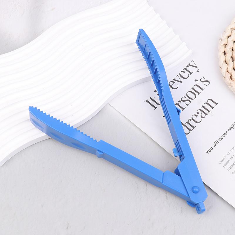 Outdoor-Clip-Fischzange Klein Leichtgewichtiger Fischclip Fischkontrollgerät Kunststoff-Fischklemme Rutschfester Greifer Zange Zubehör