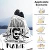 Haircut Theme Personalized Name Blanket Gift Personalized Blanket Comfortable Throw For Bed Bedding Home Decor Office All-Season Use