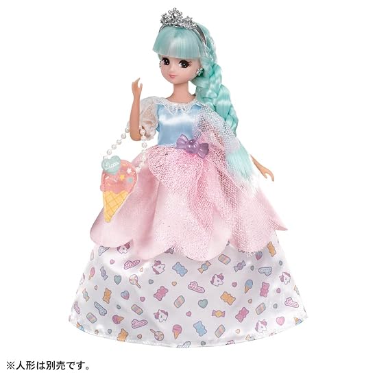 Takara Tomy Licca-chan Gelato Dress Set Candy Unicorn Dress-up Pretend Play Toy Ages 3 and Up