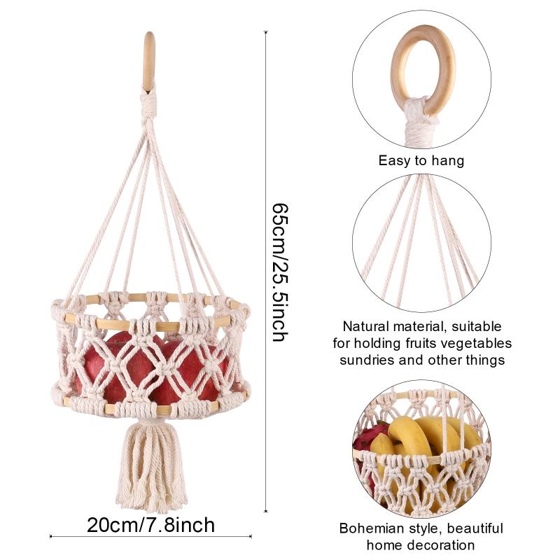 

Подвесная корзина, полая, плетеная, хлопковая веревка, ручная работа, сетка для хранения цветочных горшков, вешалка для растений для домашнего сада, органайзер для украшения