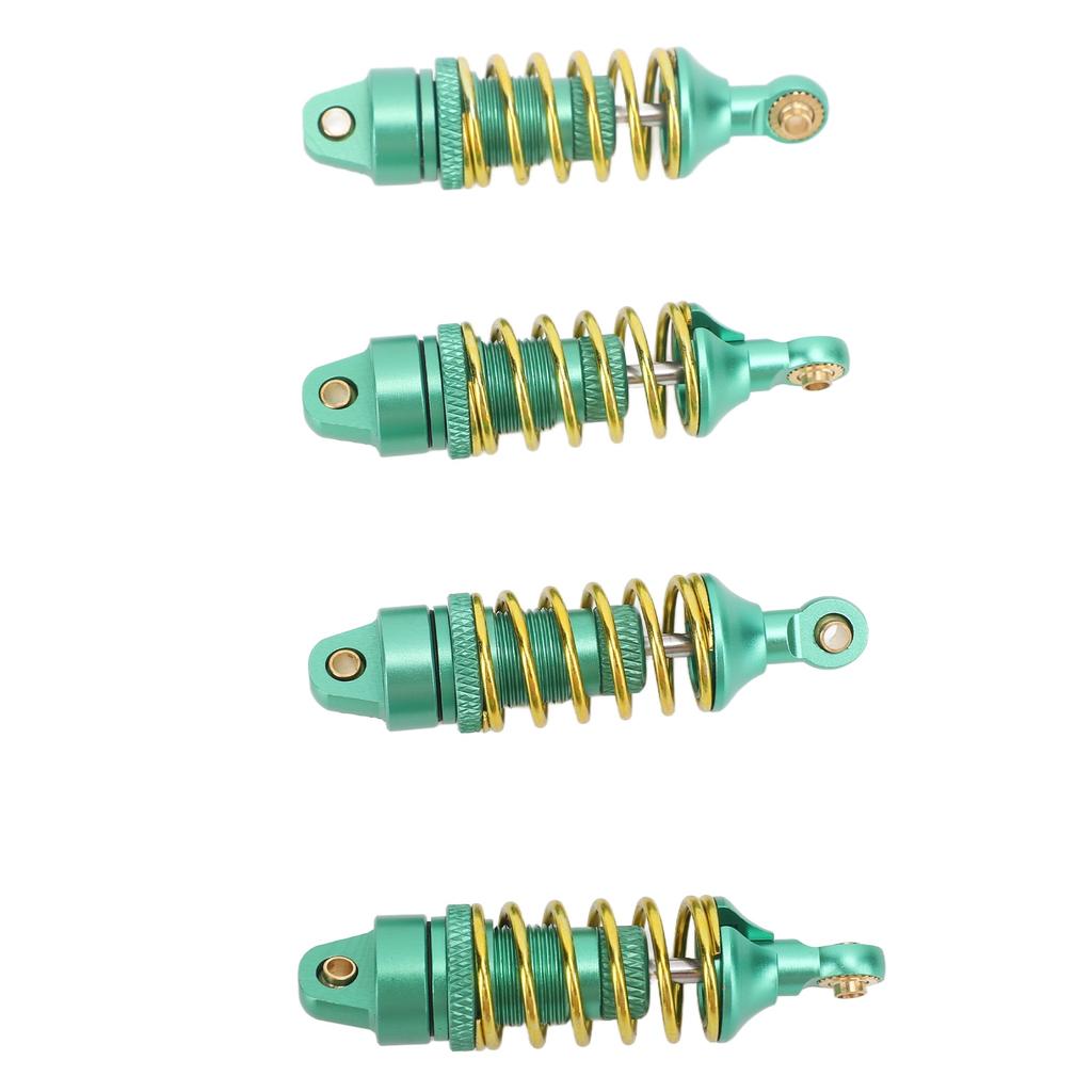 4Pcs RC Car Shock Absorber Aluminum Alloy Stable High Elasticity Front Rear Shock Damper for