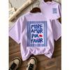 Summer Letter Red Lips Print Kids T-Shirts Fashion Street Short-Sleeve Outdoor Casual Tops for Boy and Girl's Tees Top