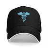 Blaue Tierarzneisymbol Baseballkappe Hut Unisex Luxus Individuelle Kappe Luxuskappe Unisex Luxusmarke Damen
