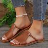 Large Size Fashion Women's Slippers Woven Simple Daily Beach Sandals and Slippers Flat Casual Slippers