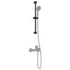 Shower Head Holder Black 71 Cm Stainless Steel