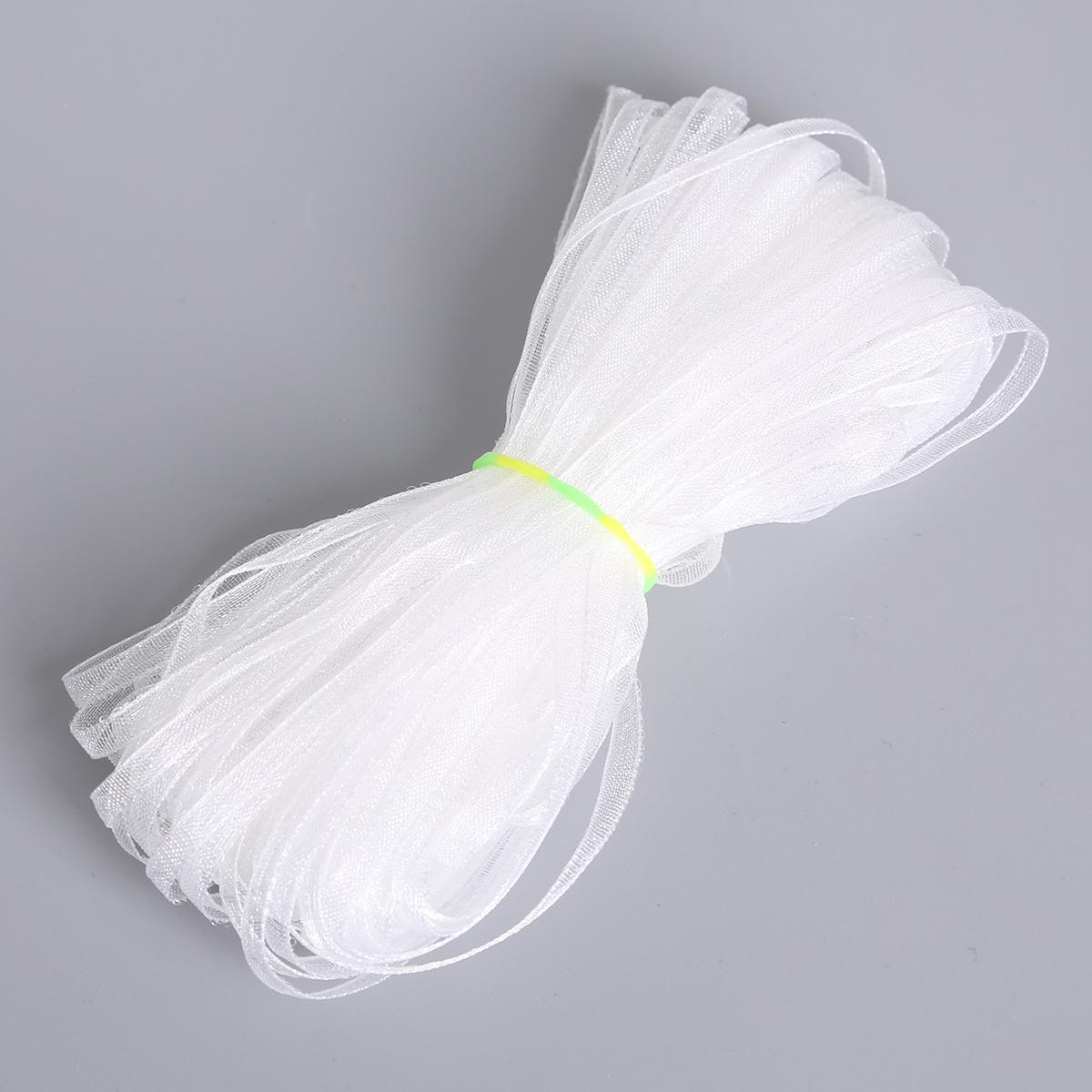 

Лента из органзы, шириною 3 мм, для упаковки подарков белый