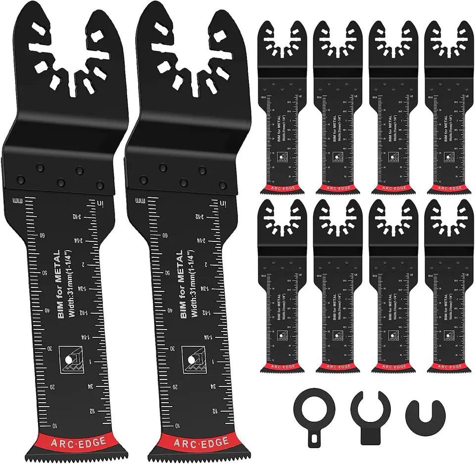 31mm Ultra-Long Multi-Functional Oscillating Saw Blade Set for Woodworking and Metal